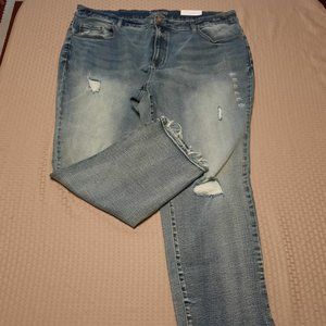 NEW MAURICES Plus Size 24W Regular ~ Slim Straight